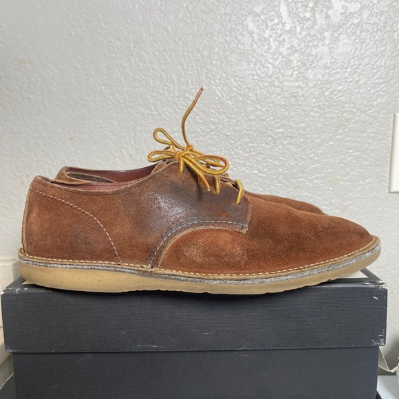 Red Wing Weekender 3306 Brown Suede Leather Lace up Men's 10.5 D Made In USA